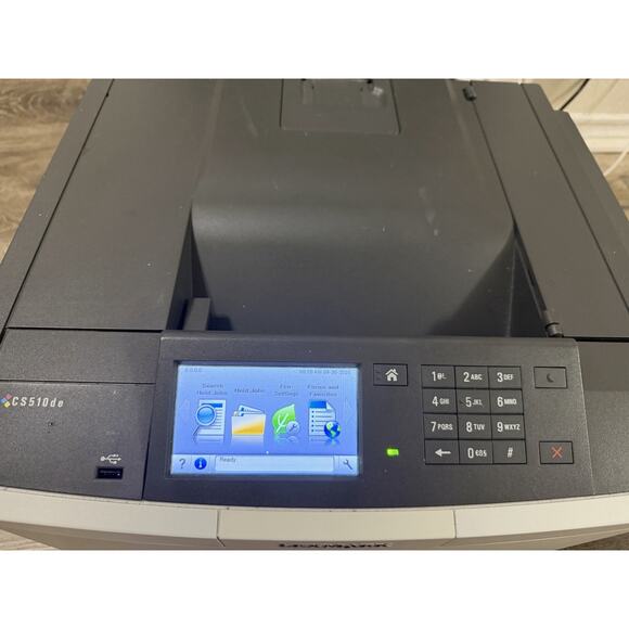 Lexmark CS510de CS510 Color Laser Laserjet Printer - Picture 6 of 13